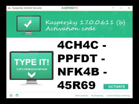 activation code for kaspersky